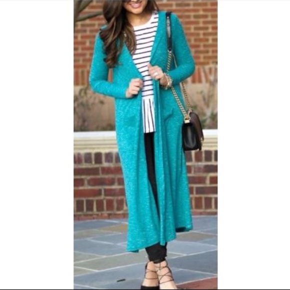 Lularoe Sarah Long Cardigan Sweater 